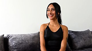 I fucked this cute 18 YO LATINA wearing LINGERIE