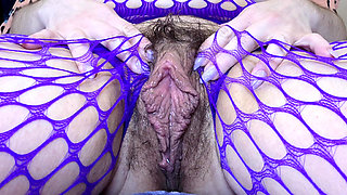 Extreme Upclose Huge Labia Tease & Masturbation