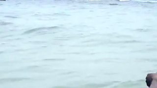 Public Flashing Of Big Natural Tits In The Moment Of Escape