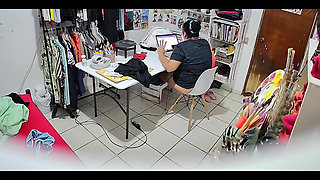 My Chubby Stepsister-in-law While She Does Her Homework