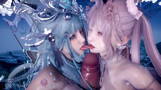 Intense Rough Stepsister Fuck Fest  Horny Slutty Step Sisters Get Their Hot Asses Pounded Hard and Swallow Every Drop of Cum