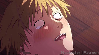 Makima from chainsoman who goes down in all directions