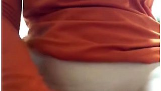 This Naughty Girl Takes Off Her Clothes, Pees, And Shows Her Pussy! Delicious Sounds