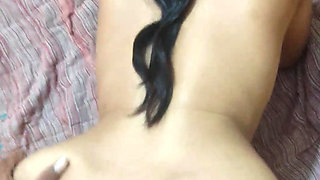 Desi big ass girl ready for doggy style beacuse she is horny for big cock