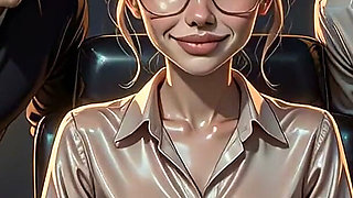 Two Guys Bring Coffee and End up Sharing the Secretary [ai Generated]