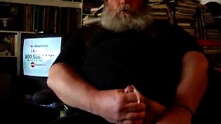 Daddy Bear Jerks Off Solo