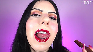 Never Break Eye Contact, While I Smoke the Cigar