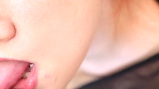 Close up POV Blowjob and Balls Licking