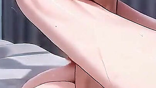 Icy Goddess Gets Wet! Blonde Secretary in a Dreamy Crystal Bedroom, Lazily Sprawled yet Eyes Wild