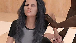 Harmony Haven: Wife Sexy Ass Stretching in the Gym - Episode 5