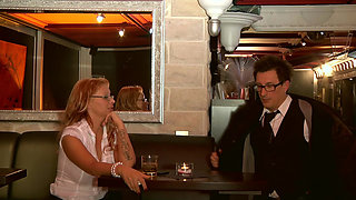 Hot German MILF Teases Tits and Fucks Wild