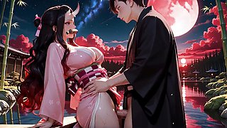 Would you rear end this big-titted devil lady and pack her?