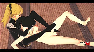 Kikoru's Wild Ride: Mina Ashiro's Futanari Footjob and Fuck in Kaiju N8 Hentai - Asian Japanese Manga Anime Hentai 3D Porn