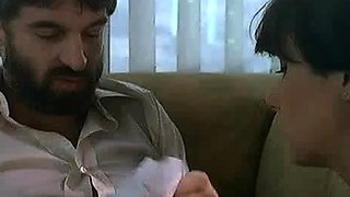 Pale blonde and tanned brunette lesbians toying and licking