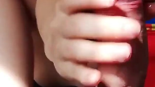 I Stroke His Cock with a Vibrator Until His Semen Gushes Out.