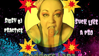 Sissy bj practice learn to suck like a pro enhanced version