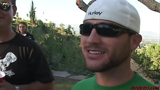 Micah Moore, Daisy Dukes And Alex Gonz - College Girl Goes Slutty With Her Girlfriends At Frat Party