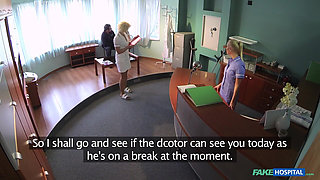 Fake Hospital - Naughty Nurse Uses Her Tongue to Heal Sexy Patient in a Steamy Hospital Room
