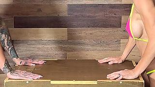 Lora Cross Vs Mandy Foxxx Arm Wrestling Showdown