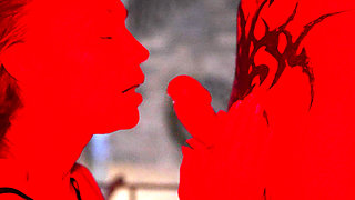 Sacrilegious public blowjob and sex, across from a church