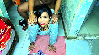 Aunty Was Working in the Kitchen When Her Step Brother Suddenly Arrived, Saw Her and Couldn't Control Himself  He Started