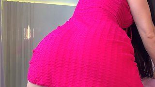 Guided Handjob! Trying on Dresses, Twerking, Asking for a Lot of Handjob Until You Fill My Ass with Milk