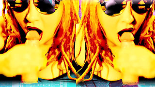 Dreamy Twin Stepsisters Give Twin Stepbrothers Loving Blowjobs