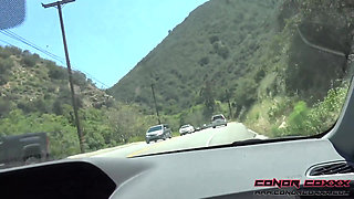 Road Head From a Redhead with Violet Monroe