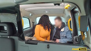 Maya Rose's Steamy Blonde Heat in a Wild BBC Taxi Rush