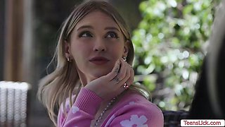 When there is no class,I sit on MILF teachers face