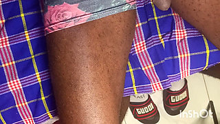 Hairy curved ass .. Black African bisexual