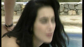 Amateur Babe From Germany Is Here to Suck His Cock at the Pool