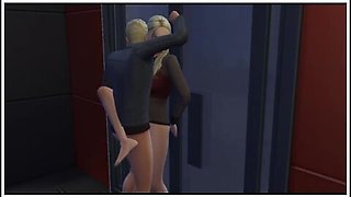 Sex At The Disco. Girls In Erotic Clothes Wicked Whims Sims 4