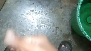 so I went to the bathroom, put soap on my hands, and slammed the handle