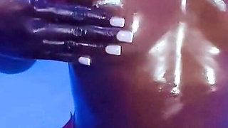 Hot Slim Thick African Ebony Goddess POV Oily Small Tits Massage Slow Motion