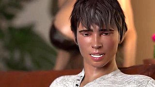 Big Tit MILF Blowjob Animation - Jackerman 3D Full Nelson Sex