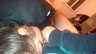 I come home and fill my mouth with cum