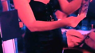 Hot Fetish Leather Big Ass Mistress Eva Latex BDSM Solo Femdom Heels
