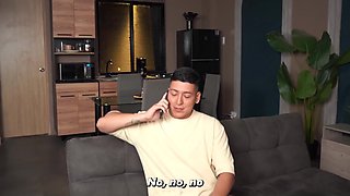 Sexy teen Latina with nice ass seduces her brother in law and begs him to fuck her pussy doggystyle