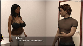 Project Hotwife - Gameplay - Roleplay - Wife Tries to Repair Car and Get Wet
