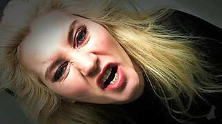 Spandex Catsuiit and Latex Gloves