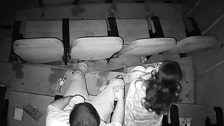 Horny College Lovers Romance In Theatre