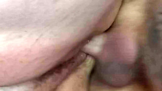 After sex, a huge amount of sperm flows out of my pussy