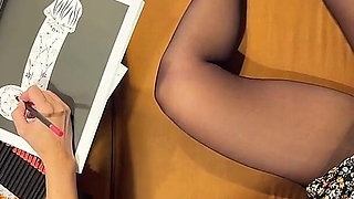 Two Hot Sexy MILF Wives Play with a Small Dick Guy and Leave Him Frustrated After Giving a Slow Handjob by Cock Teasing