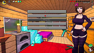 Hornycraft Minecraft Parody - Steve Gets Sloppy Deepthroat Blowjob From Jenny for a Diamond