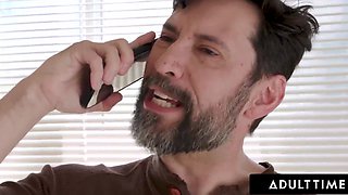 Adira Allure experimented with her bf's friend, as he fucked her in the ass
