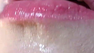 My Lips and Tongue Closeup