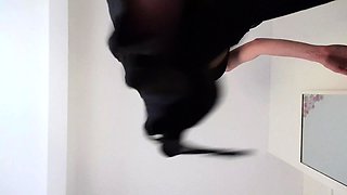 Flexible foot fetish masturbating with feet and hands