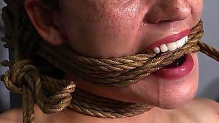 She Can Only Beg with Her Eyes Slave Mila Shatters Under Non-stop Wand Torment, Fully Bound to the Pole (1080p)