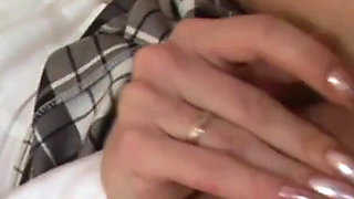 Cute teen student loves anal and a2m